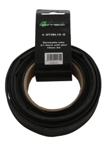 Tub termocontractabil negru Four Connect 4-ST3BL10-G, 10 MM, 3 Metri