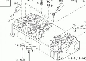 GLAVA MOTORA KHD/DEUTZ BF4M2012/BF4M2012C 04285994