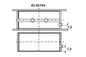 LEZAJI AKSIJALNI CUMMINS 4B/4BT/4BTA/6B/6BT/6BTA STD 3906230