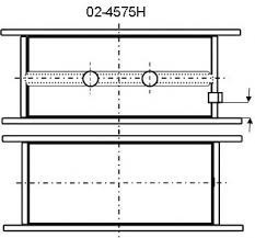 LEZAJI AKSIJALNI CUMMINS/DAF/IVECO ISB 0,25 2995785
