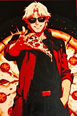 Printid - Dante Pizza Enjoyer Devil May Cry