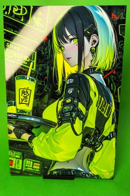 MetalPlates - Cybergirl Neon Green - Img 2