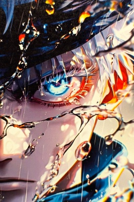 MetalPlates - Gojo Satoru Rain