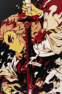 Printid - Rengoku Flame Hashira Demon Slayer
