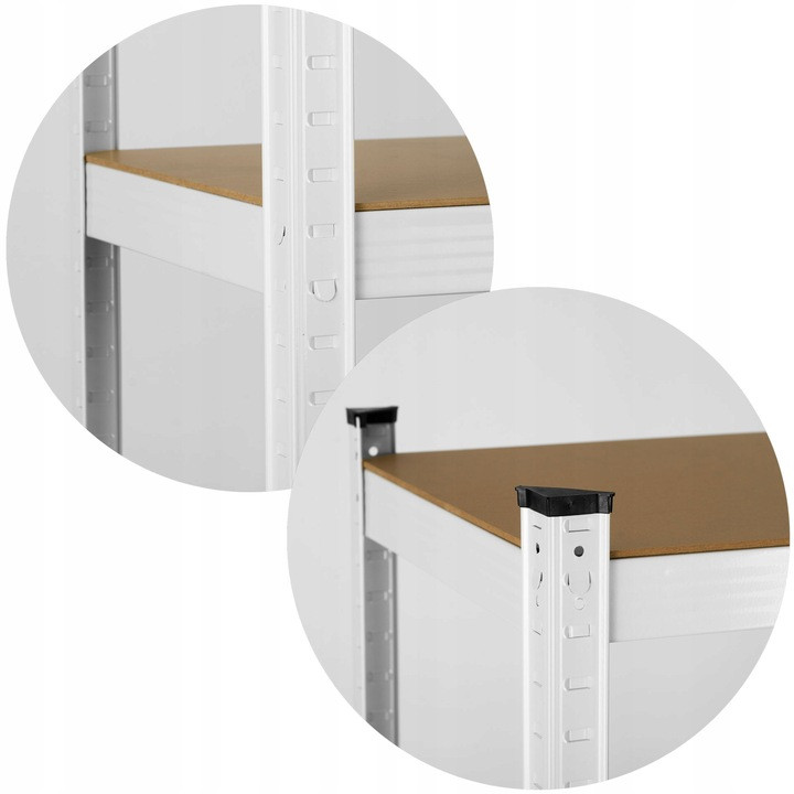Raft de depozitare metalic, 150 x 75 x 30 cm, Humberg, Argintiu, galvanizat, greutate maxima 625 kg 3 2%20%2813%29