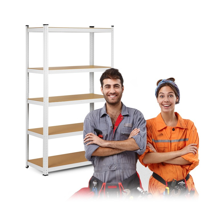 Raft de depozitare metalic, 150 x 75 x 30 cm, Humberg, Argintiu, galvanizat, greutate maxima 625 kg 4 3%20%2813%29