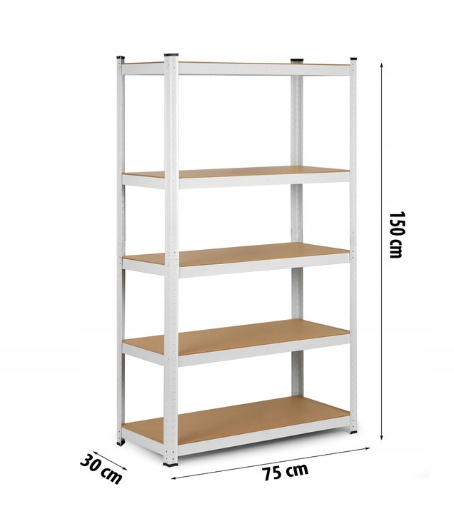 Raft de depozitare metalic, 150 x 75 x 30 cm, Humberg, Argintiu, galvanizat, greutate maxima 625 kg 8 7%20%289%29