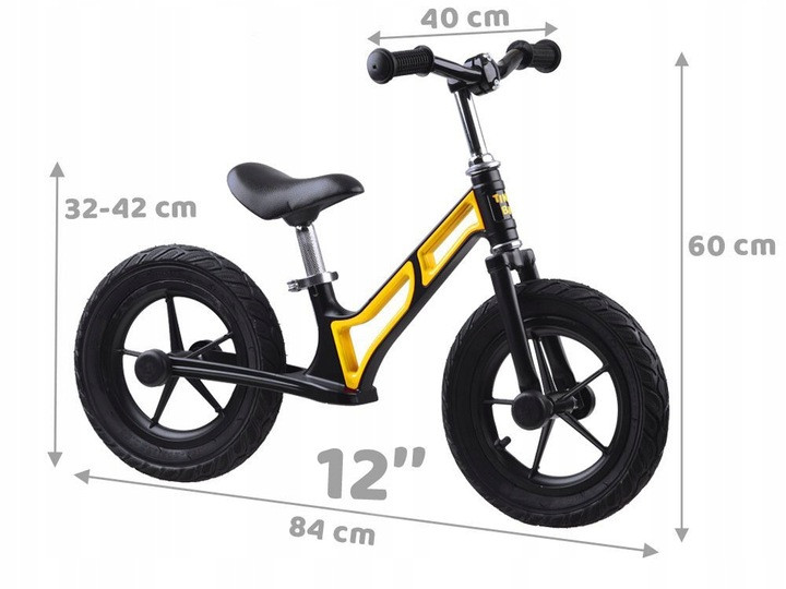 Rowerek biegowy Tiny Bike gumowe kola 12cal SP0662 Model Tiny Bike%20%281%29 - ABStore