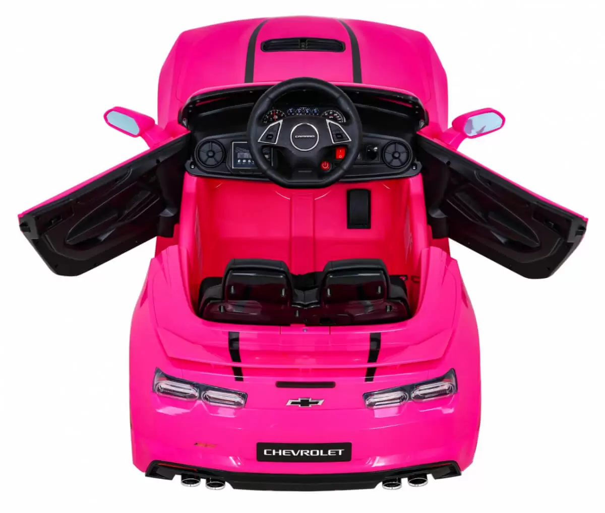 masinuta electrica pentru copii chevrolet camaro 2ss roz 4 - ABStore