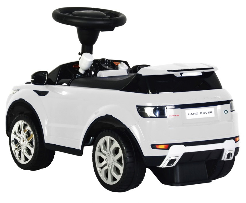 Masinuta Ride-On pentru Copii, Land Rover, cu licenta, spatar de protectie si volan multimedia, Alba 4 13%20%2811%29 - ABStore