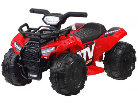 ATV electric cu telecomanda pentru copii, baterii 12V/ 4,5 Ah, Rosu