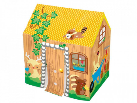 Casuta de joaca pentru copii, Bestway Yellow Cottage, din PVC, 114 x 102 x 76 cm