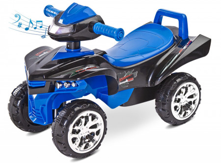 Jucarie ride-on cu sunete si lumini pentru Copii, Toyz MINI RAPTOR 2 in 1 Albastra
