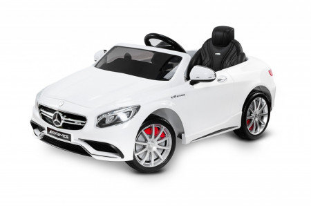 Masinuta electrica cu telecomanda pentru Copii Toyz MERCEDES-BENZ S63 AMG 12V White
