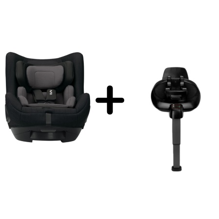 Set Scaun auto rotativ i-Size Nuna TODL next Caviar, 40-105 cm + Baza isofix BASE next i-Size pentru TODL next