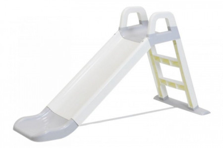 Tobogan pentru Copii 0140/12, greutate suportata 25 kg, 140 cm, Alb/Gri