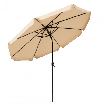 Umbrela Pentru Terasa/Gradina Pliabila, Inclinabila, Diametru 300 cm, Modern Home, Beige