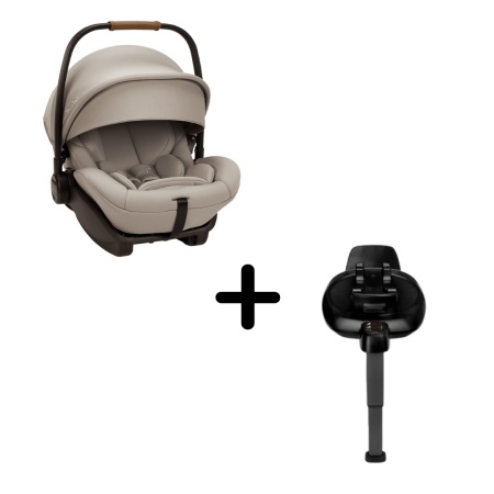 Set scoica auto i-size Nuna ARRA Next Hazelwood + Baza isofix BASE next i-Size pentru ARRA next, testata ADAC