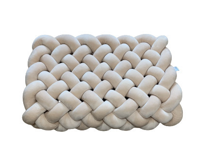 Sparrow- Saltea impletita 140x70, warm beige
