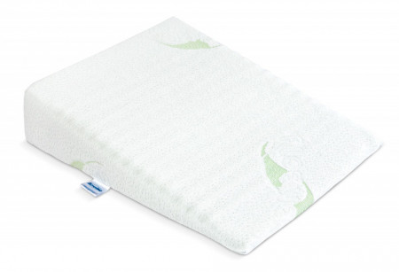 Perna Antisufocare Pentru Carucior Copii, Sensillo, Luxe, Cu Aloe Vera, 38x60 cm, Alb