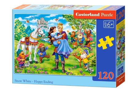 Puzzle pentru copii, Alba ca Zapada, 120 de piese
