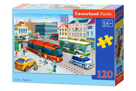 Puzzle pentru copii, City Square, 120 de piese