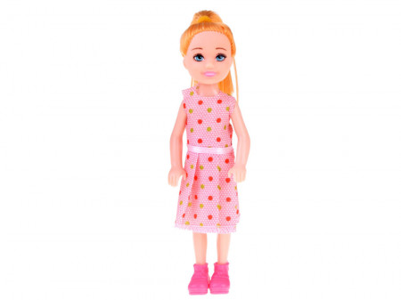 Papusa din plastic pentru copii, 13 cm, Jokomisiada, ZA4628 E