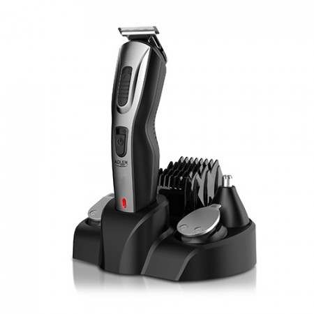 Adler - Trimmer multifunctional 5 în 1, aparat de tuns, aranjat barba, Negru, AD-2924