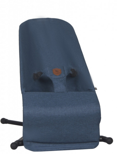 Balansoar pentru copii, EcoViking, 3 pozitii de inclinare, pliabil, Blue Melange