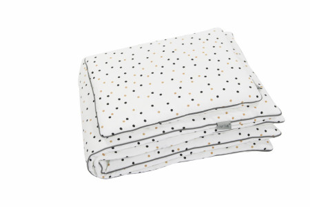 Lenjerie de pat pentru copii Tiny Star Confetti 100 x 75 cm