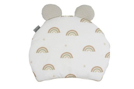 Perna plata cu urechi, pentru bebelusi, 35x28 cm, Tiny Star, Sweet Rainbow