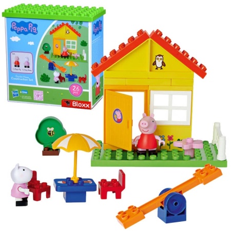 Set de construit, 26 piese, Loc de joaca, Peppa Pig, Bloxx ZA5140