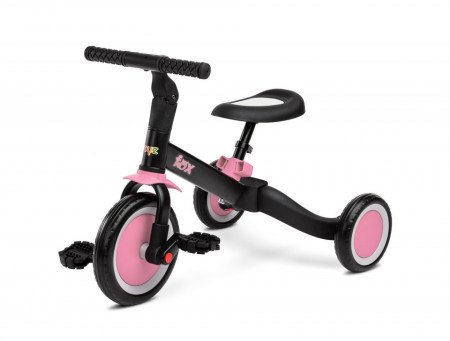 Tricicleta pentru Copii 2 in 1 Toyz FOX Roz