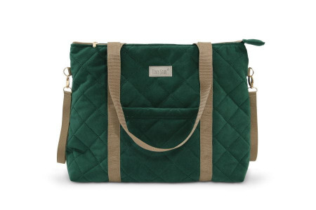 Geanta mamicii, pentru carucior si plimbare, 38 x 45 cm, Tiny Star Green