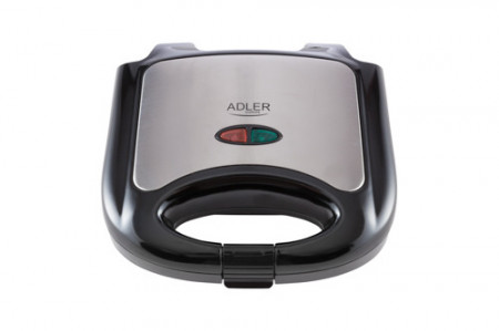 Sandwich maker, Putere 750 W, Invelis anti-aderent, Adler AD-3015