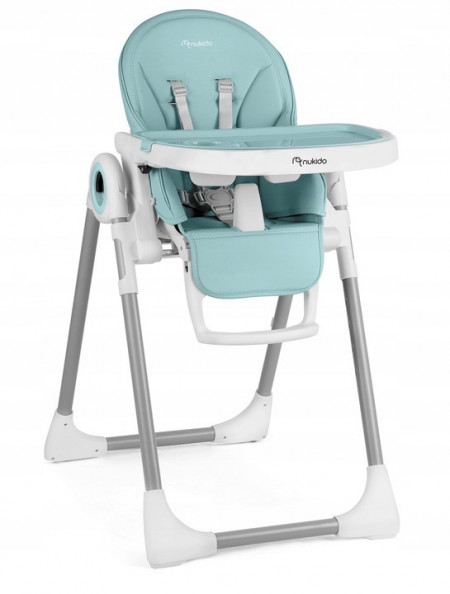 Scaun de masa reglabil, multifunctional, 3in1, Nukido, Belo, Turcoaz