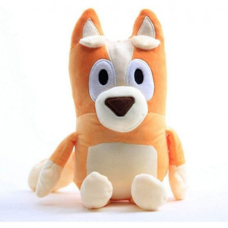 Jucarie de plus, cu muzica, Familia Bluey, Portocaliu, 22 CM