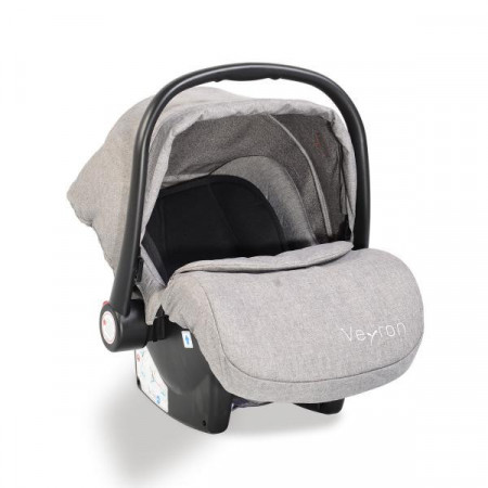 Moni - Scaun auto pentru copii, grupa 0+, de nastere pana la 13 kg, Veyron Light Grey