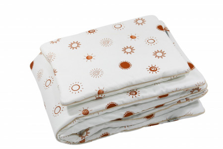Lenjerie de pat pentru copii Tiny Star Sunshine 100 x 75 cm