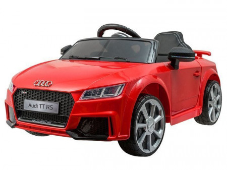 Masinuta electrica pentru copii, cu 2 motoare 12V/45W , 2 baterii 6V/4Ah, telcomanda 2.4Ghz, Audi TT RS, Rosu