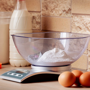 Cantar de bucatarie cu bol, capacitate 3 L, gretate maxim 5 kg, indicator LCD, Eldom WK340u - Img 3