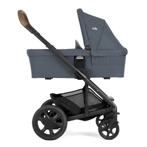 Carucior pentru copii multifunctional 3 in 1 Joie Chrome Dlx Moonlight (Carucior Chrome DLX + Landou Moonlight + Scoica i-Snug Moonlight) - Img 5