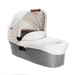 Carucior pentru copii multifunctional 3 in 1 Joie Finiti Signature Oyster (Carucior Finiti Oyster + Landou Ramble XL Oyster+ scoica i-Level Recline Oyster) - Img 6