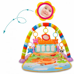 Covoras educational pentru copii, XXL, 3in1, interactiv, cu pian multifunctional detasabil, Ricokids, 7315 - Img 5