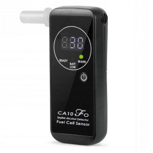 Etilotest personal de mare precizie, AlcoFind, CA-10FO, include 80 piese bucale, 3 mustiucuri reutilizabile, Afisaj LED, Indicator baterie, Senzor electrochimic - Img 2