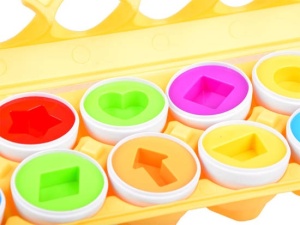 Joc educatic de asociere, Matching Eggs, 12 buc, Multicolor, ZA3810 - Img 4