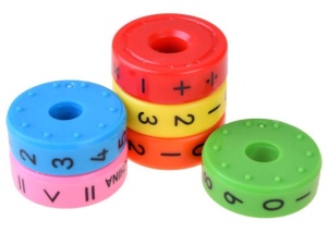 Joc educativ, Cilindru matematic rotativ, adunare, scadere, inmultire, impartire, Number Cube, ZA4290 - Img 2