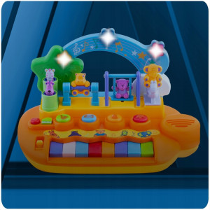 Jucarie interactiva pentru copii, multifunctionala, cu pian, animale in miscare, sunete si lumini, Ricokids, RK-749 - Img 3