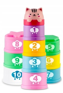 Jucarie pentru baie, Interactiva pentru copii, Pisicuta cu Boluri, Ricokids, RK-752, Arcade - Img 6