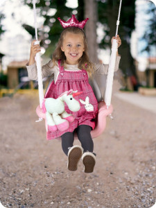 Leagan modular pentru copii, pentru interior - exterior, Ricokids, 3in1, greutate maxima 30 kg, 1 - 7 ani, Roz - Img 3